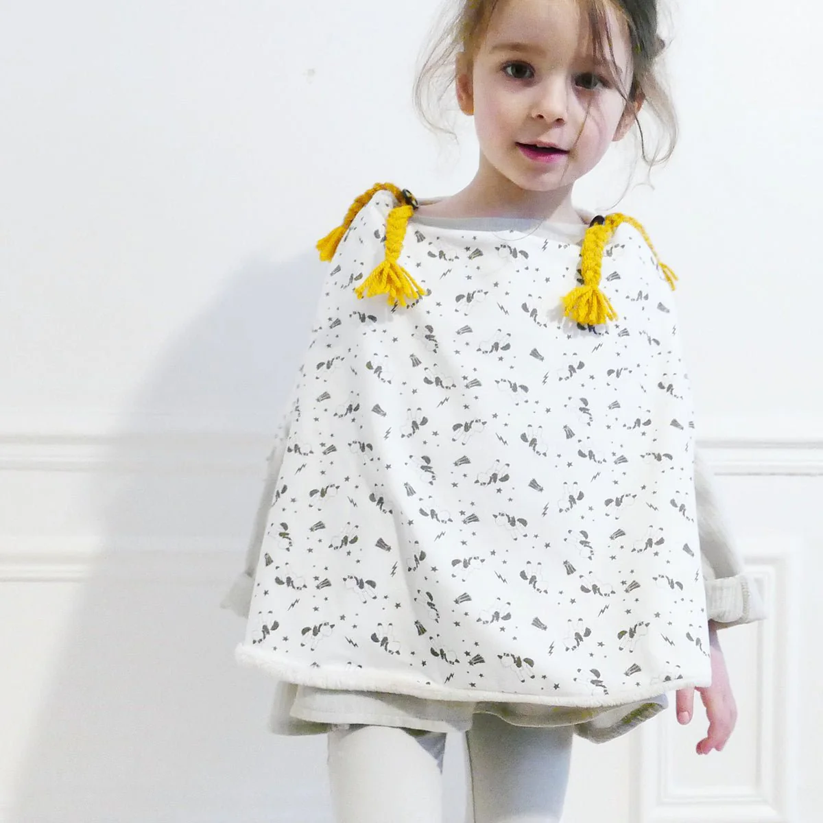 Aster Ponchos Sewing Pattern - Kids 3/12Y - Ikatee - Image 16