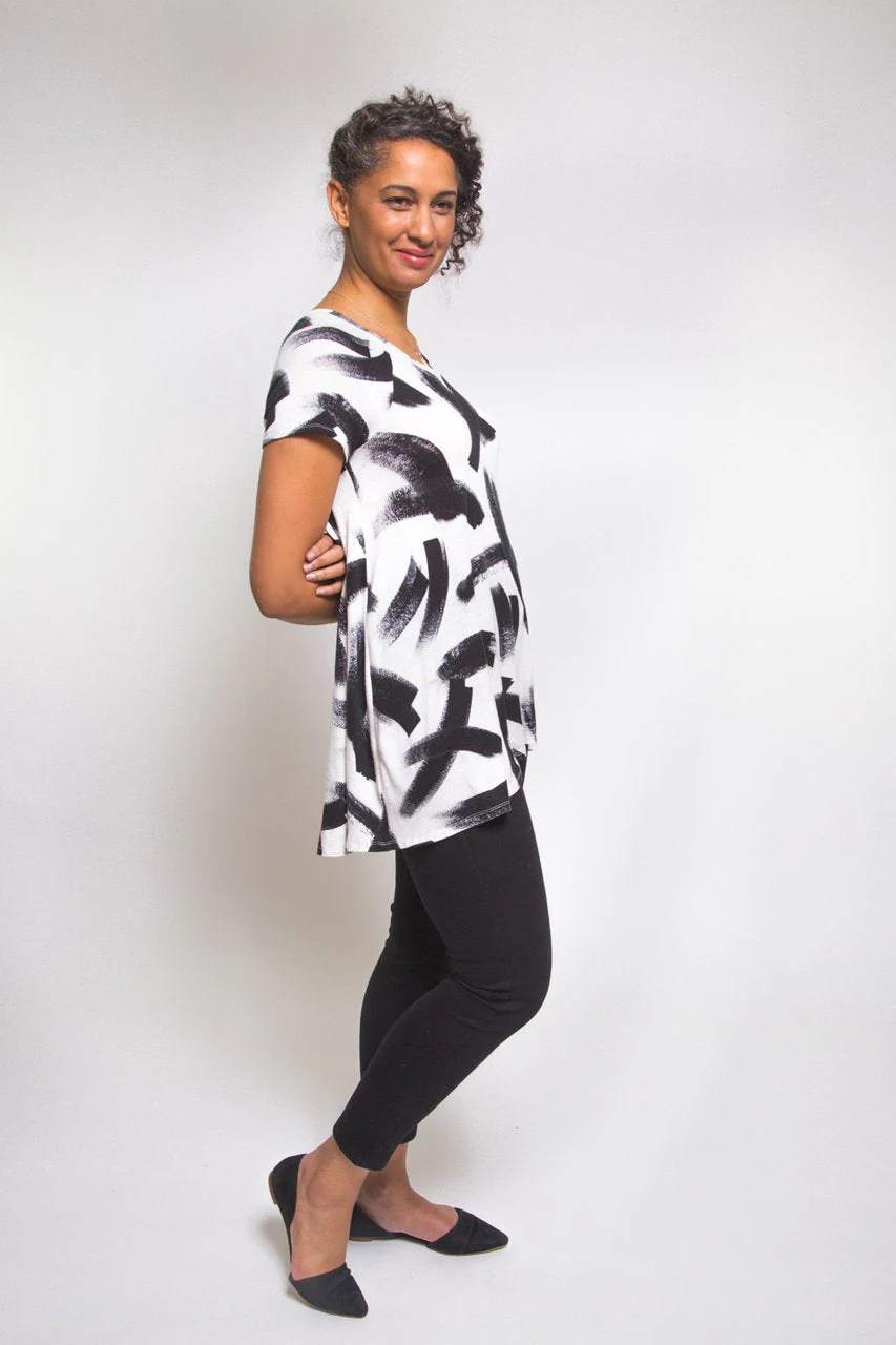 Ebony T-Shirt and Knit Dress Pattern - Closet Core Patterns - Image 4