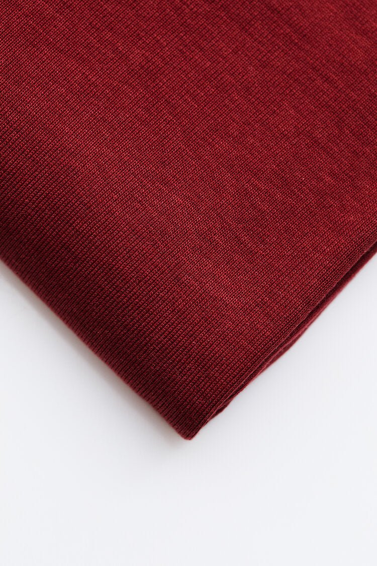 Fine 2x1 Rib Jersey TENCEL™ Lyocell Organic Cotton - OEKO-TEX® - MeetMILK - Berry - Image 2