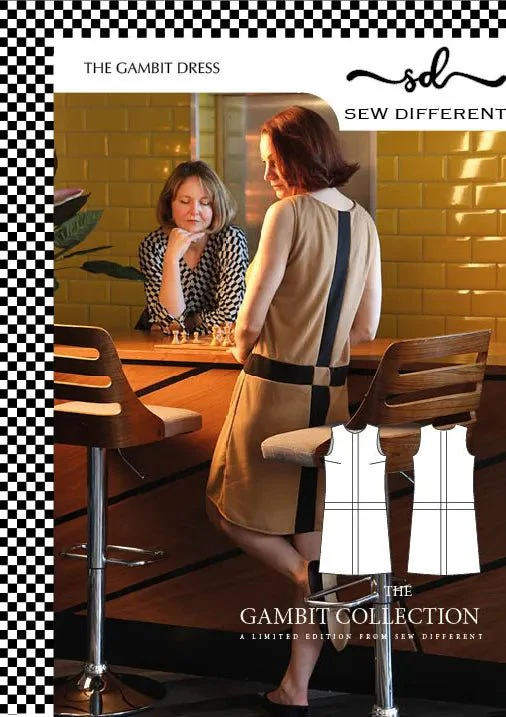 Gambit Dress - Paper Sewing Pattern - Sew Different