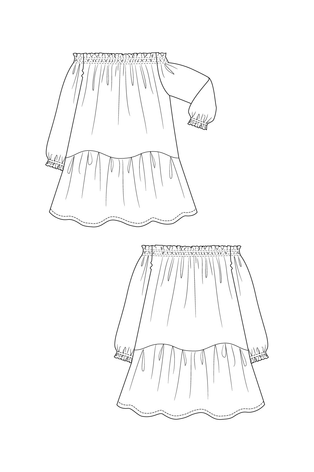 Ilma Smock Dress and Top - PDF Pattern - Named Clothing - Image 12
