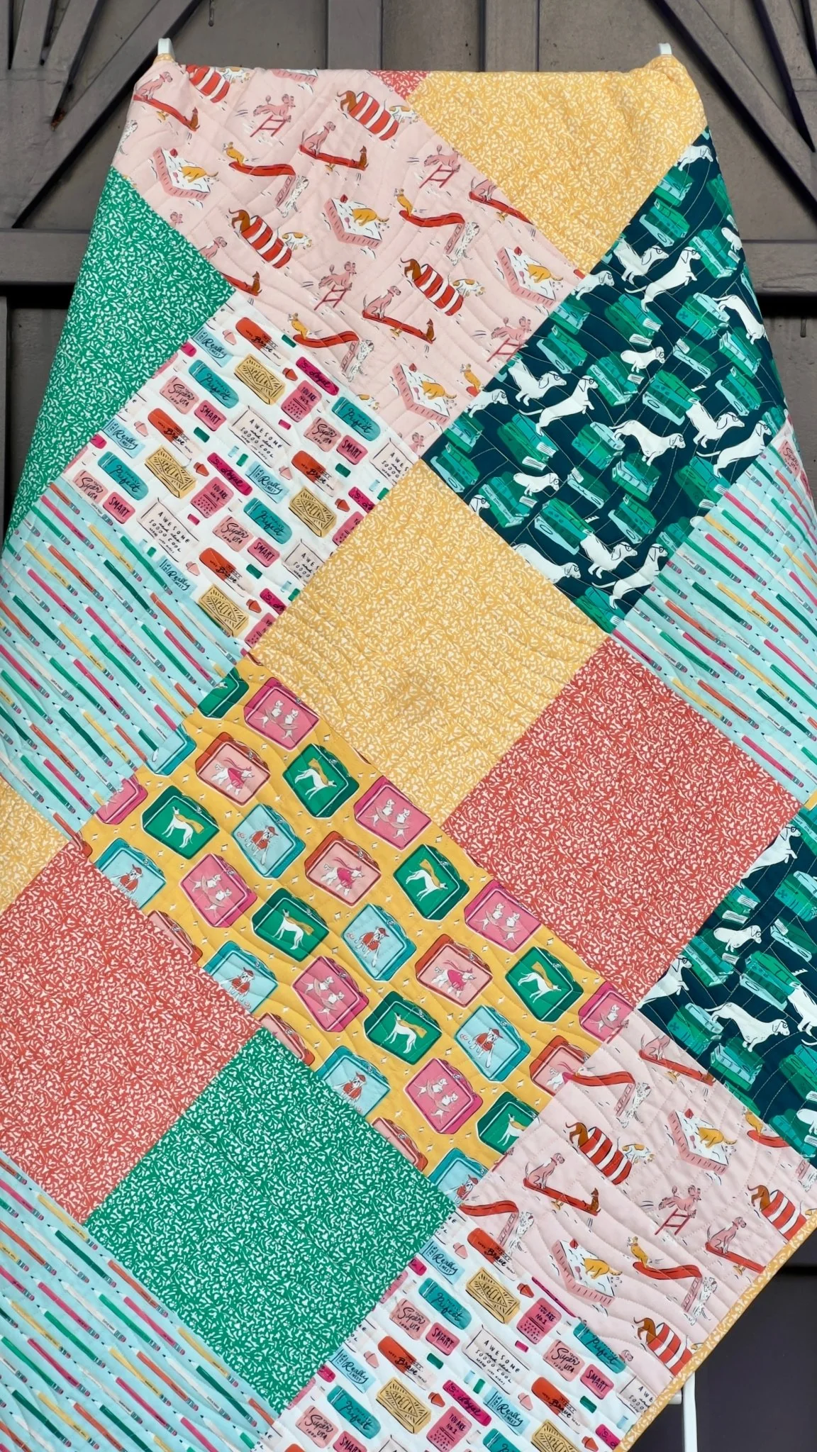 Lunch Buddies - Teacher's Pet - Krissy Mast - Cloud 9 Fabrics - Poplin - Image 5
