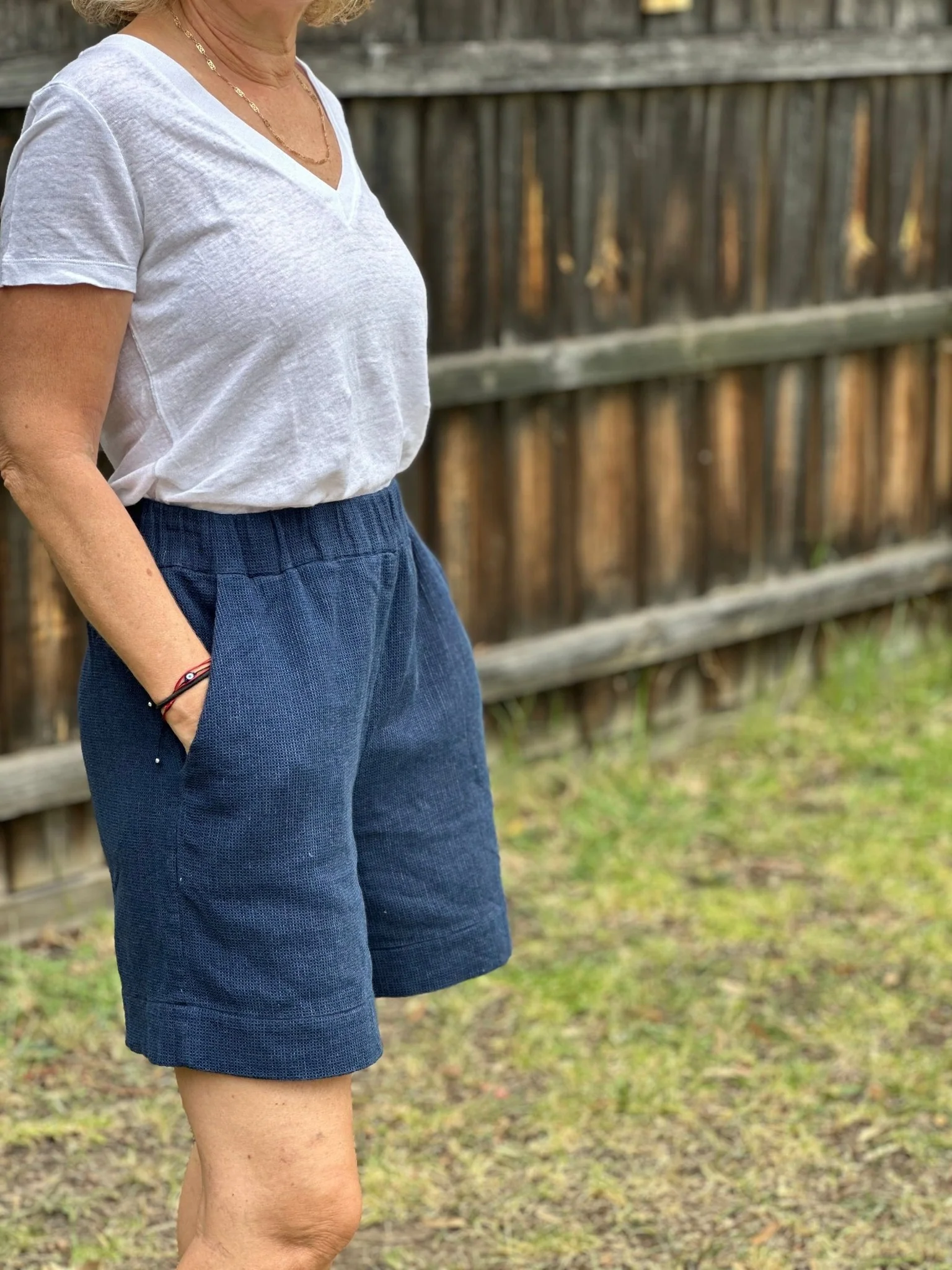 Marlo Womens High Waisted Everyday Shorts PDF Sewing Pattern - Atelier Mimito - Image 6