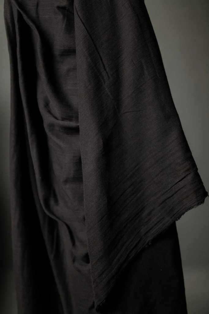 Organic Cotton Double Gauze - Black - Merchant & Mills - Image 3