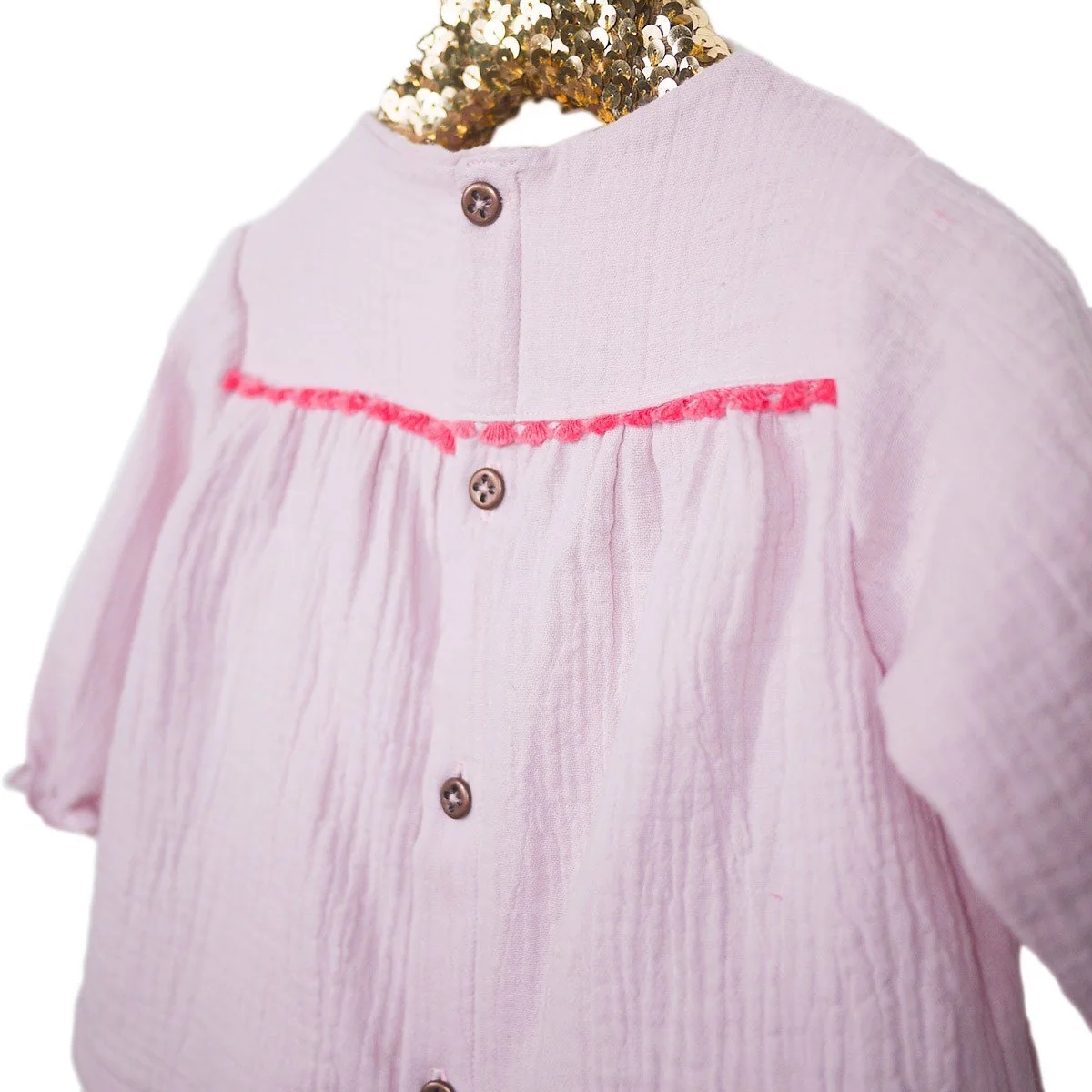 Oslo Blouse & Dress Sewing Pattern - Baby Girl 6M/4Y - Ikatee - Image 8