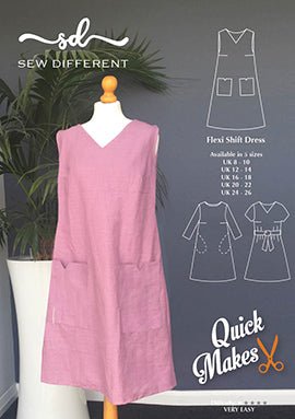 Quick Makes Flexi Shift Dress - Paper Sewing Pattern - Sew Different - Image 2