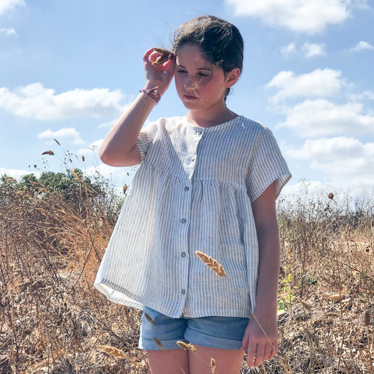 Stockholm Blouse & Dress Sewing Pattern - Girls 3/12Y - Ikatee - Image 11