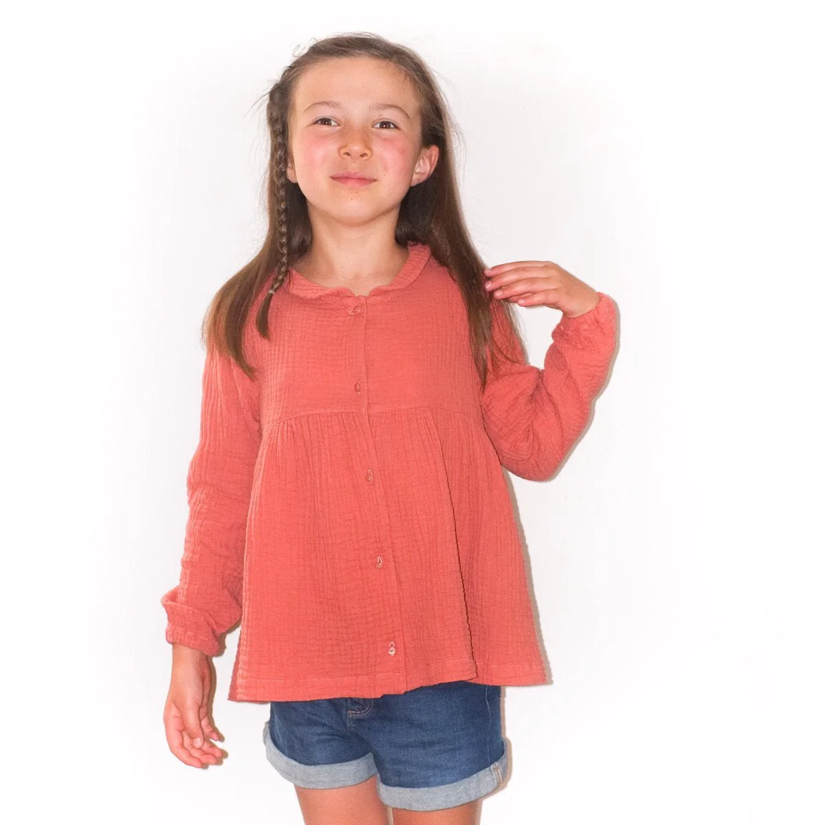 Stockholm Blouse & Dress Sewing Pattern - Girls 3/12Y - Ikatee - Image 9