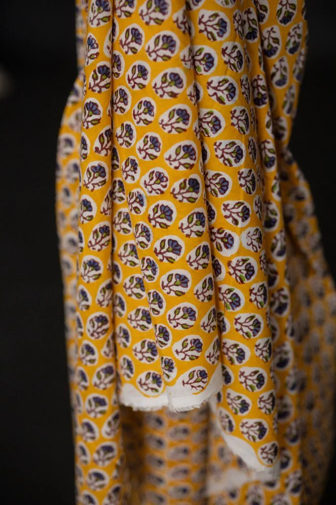 Tansy Indian Block Print Cotton - Merchant & Mills