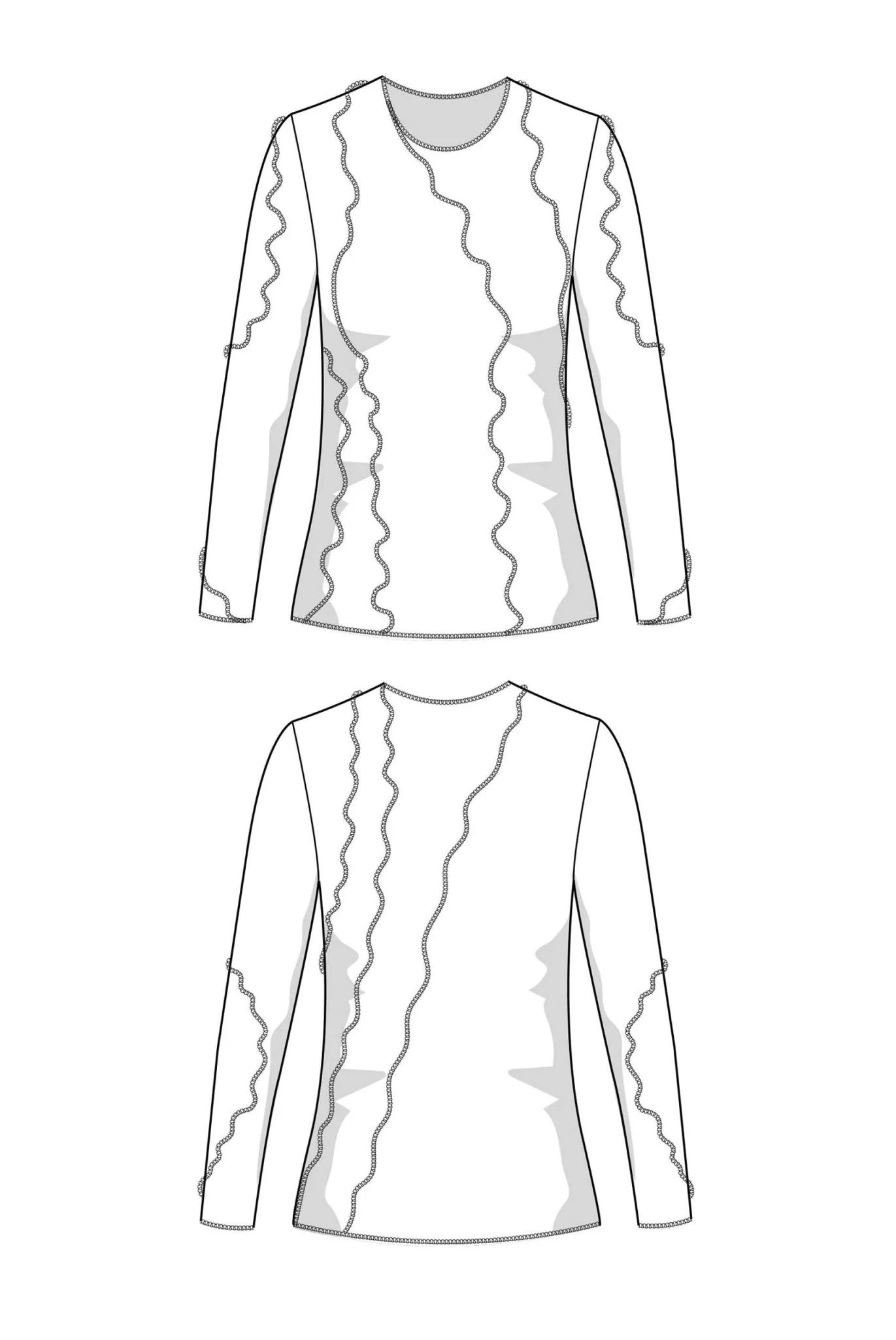 The Ina Top - Paper Sewing Pattern - Juliana Martejevs - Image 8