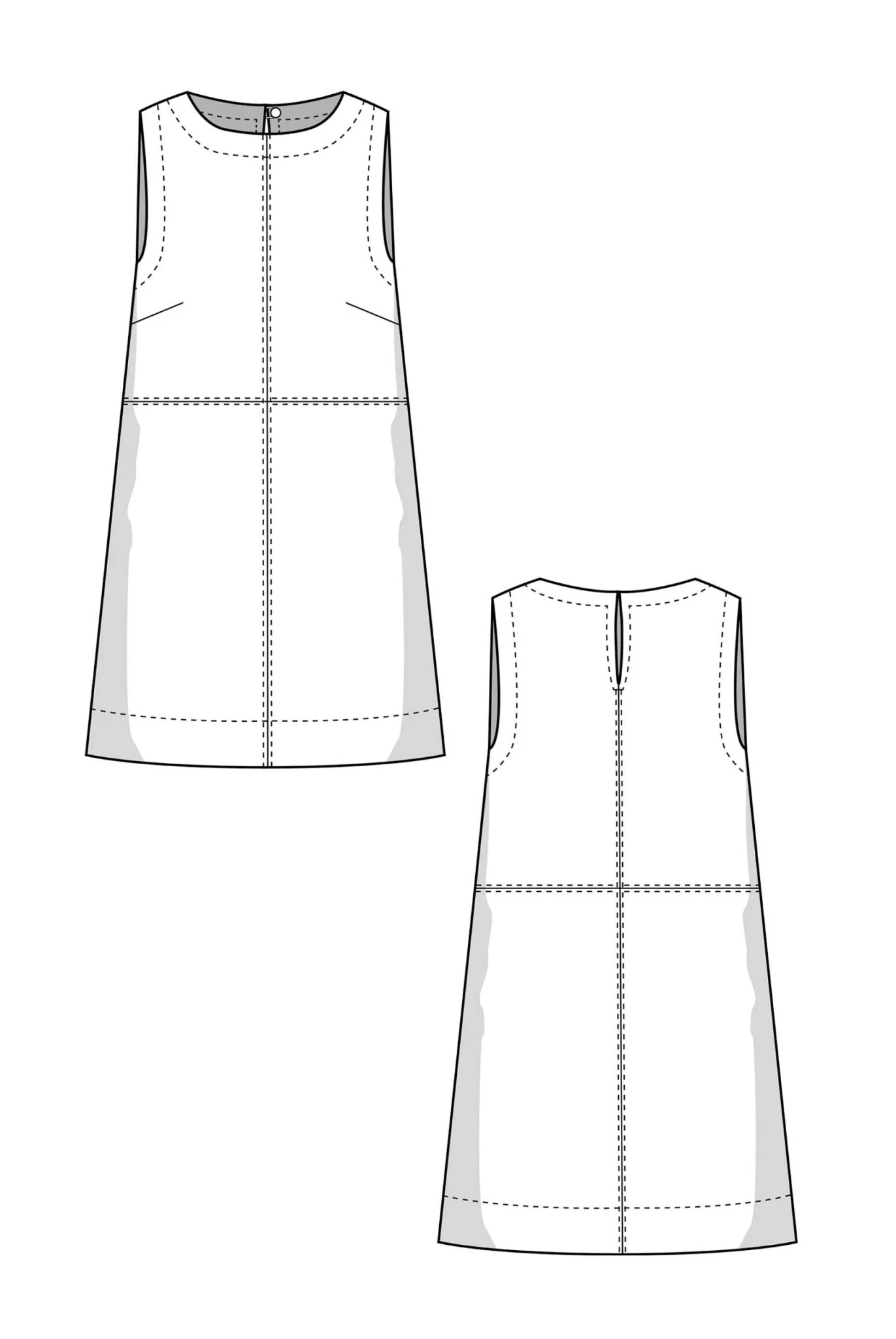 The Ruby Patchwork Dress - Paper Sewing Pattern - Juliana Martejevs - Image 6
