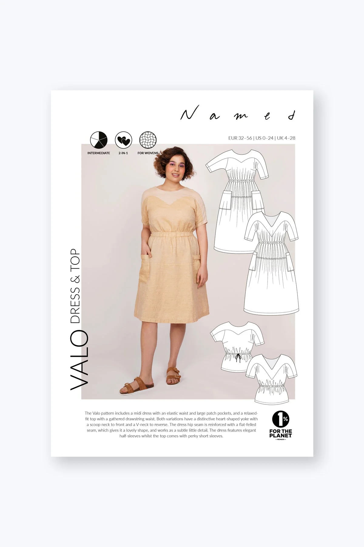 Valo Dress and Top - PDF Pattern - Named Clothing - Image 8