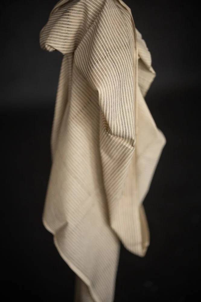 Walnut White Indian Block Print Cotton - Merchant & Mills