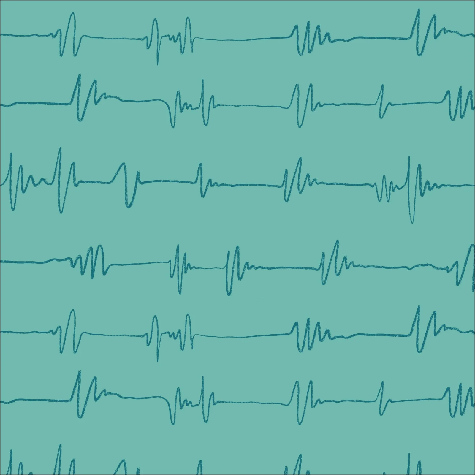 Wavelengths Turquoise - High Gear - MK Surface - Cloud 9 Fabrics - Poplin - Image 3